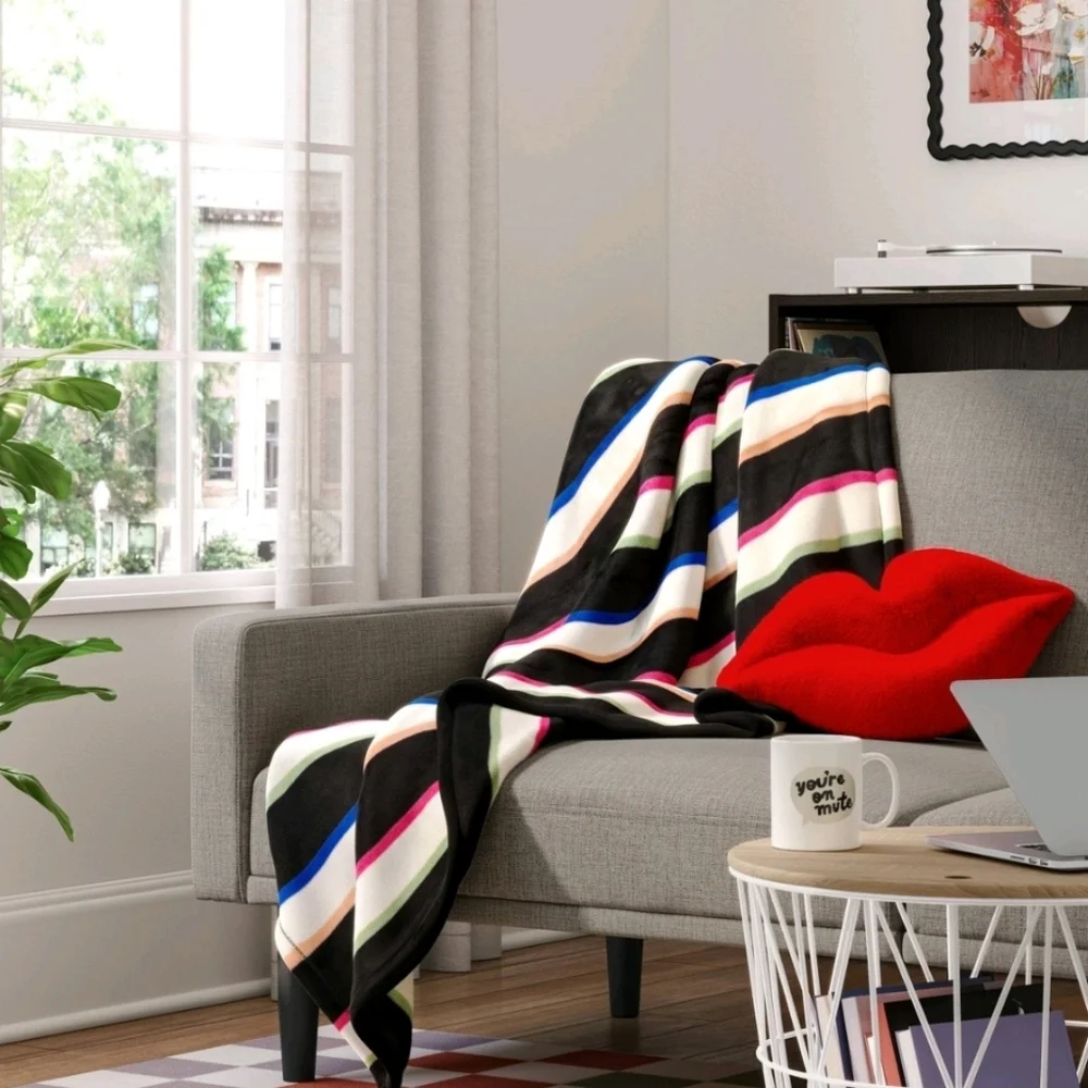 Plush Lip Shaped Toss Red - Room Essentials